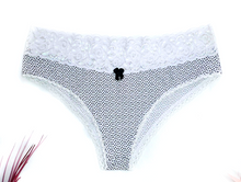 Cargar imagen en el visor de la galería, HIPSTER BLANCO PUNTOS NEGROS